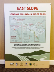 East Slope Sonoma Mountain Ridge Trail, Sonoma County, Santa Rosa, exterior signs, Sonoma County Preservation, referrals, best printing and sign company, alupanel with direct substrate printing, digital printing, printing technology, printing and sign innovations